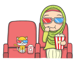 Flower Hijab 3 sticker #7583853