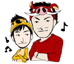 HAPPY SET TENNIS DAYS &  jovial fellows sticker #7584263