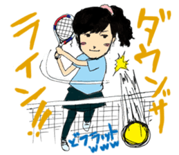 HAPPY SET TENNIS DAYS &  jovial fellows sticker #7584296