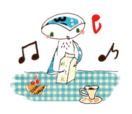 Hello Owl Fifi sticker #7584346