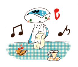 Hello Owl Fifi sticker #7584346