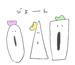 smiley circle square triangle 2 sticker #7585502