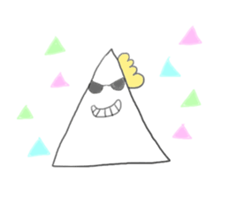 smiley circle square triangle 2 sticker #7585510