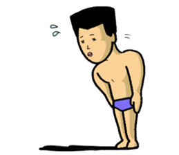 Physial Beauty!! Crew cut man "Kakuda" sticker #7585858