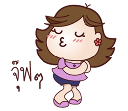 Fat-ionista girl sticker #7585982