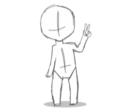 Body line acting sticker #7586195