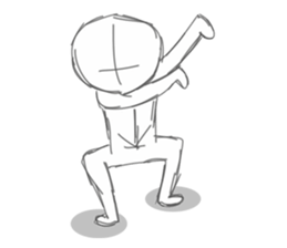 Body line acting sticker #7586209