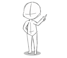 Body line acting sticker #7586213