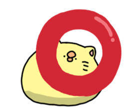 Cat chick sticker #7586403