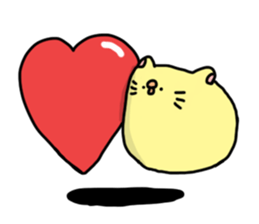 Cat chick sticker #7586405