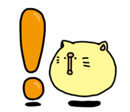 Cat chick sticker #7586406