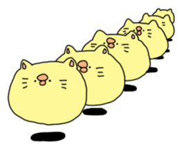 Cat chick sticker #7586414