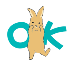 Pang-Ji the rabbit and a kappa sticker #7587302