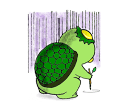 Pang-Ji the rabbit and a kappa sticker #7587311