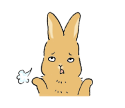 Pang-Ji the rabbit and a kappa sticker #7587318