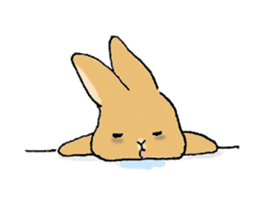 Pang-Ji the rabbit and a kappa sticker #7587323