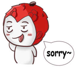 litchi 2 sticker #7587381