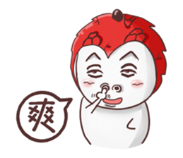 litchi 2 sticker #7587402