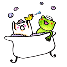 Frog and Bear 3 sticker #7587941