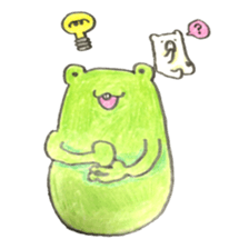 Frog and Bear 3 sticker #7587949