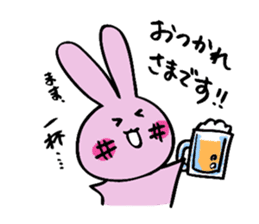 hebereke usagui daily life sticker #7588633
