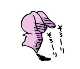 hebereke usagui  daily life sticker #7588635