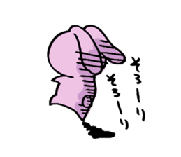 hebereke usagui daily life sticker #7588635