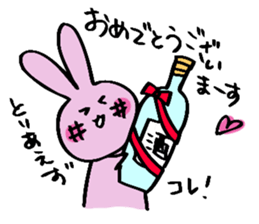 hebereke usagui  daily life sticker #7588657