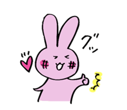 hebereke usagui daily life sticker #7588658