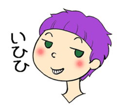 Short hair girl(Fluffy short) sticker #7589481