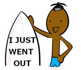 I LOVE SURF Ver.2 sticker #7589557