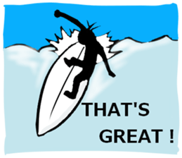 I LOVE SURF Ver.2 sticker #7589560