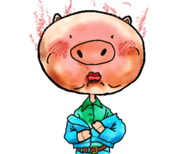 BUTA_tan sticker #7589787