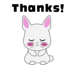 A Rabbit's Daily Life sticker #7590146