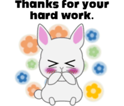 A Rabbit's Daily Life sticker #7590156