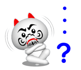 CG of NUKO which put on a mask sticker #7590204