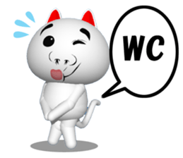 CG of NUKO which put on a mask sticker #7590213