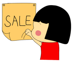 Best Seller - An Online Seller Girl sticker #7590335