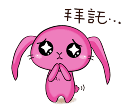 Taro Bunny and Pudding Chick sticker #7590995