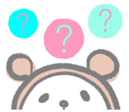 Kawaii Teddy Bear (English ver.) sticker #7591861