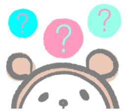Kawaii Teddy Bear (English ver.) sticker #7591861
