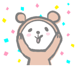 Kawaii Teddy Bear (English ver.) sticker #7591862