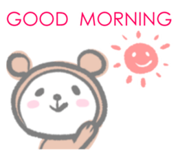 Kawaii Teddy Bear (English ver.) sticker #7591864