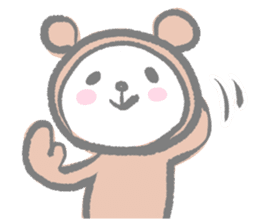 Kawaii Teddy Bear (English ver.) sticker #7591868