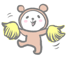 Kawaii Teddy Bear (English ver.) sticker #7591873