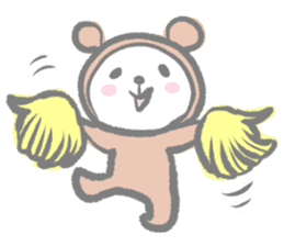 Kawaii Teddy Bear (English ver.) sticker #7591873