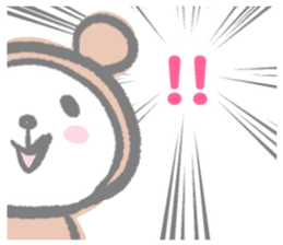 Kawaii Teddy Bear (English ver.) sticker #7591875