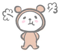 Kawaii Teddy Bear (English ver.) sticker #7591878