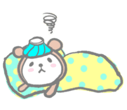 Kawaii Teddy Bear (English ver.) sticker #7591879