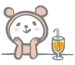Kawaii Teddy Bear (English ver.) sticker #7591880